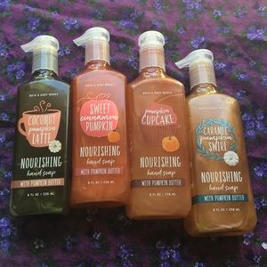 🍁 Bath body soap set 4 NEW